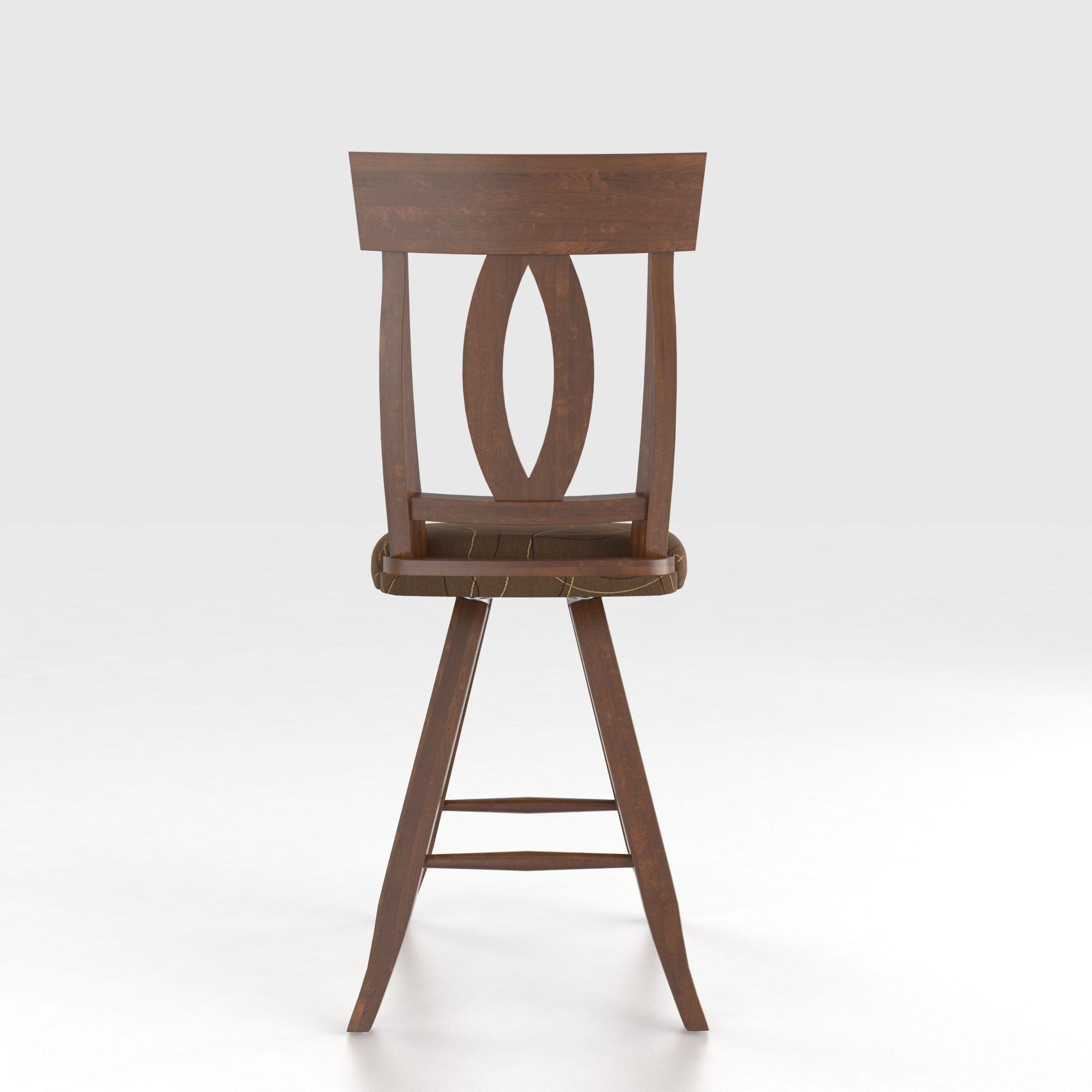 Canadel Bar Stools Customizable 24" Upholstered Swivel Stool Darvin